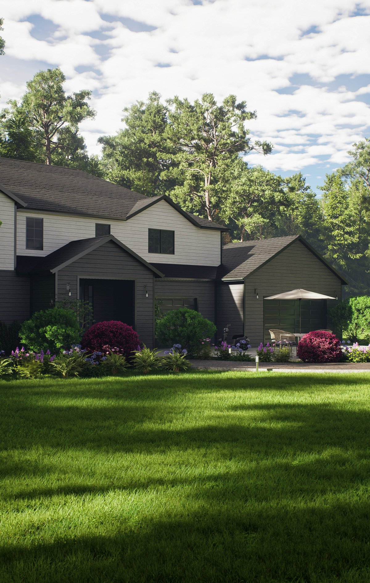 Modern luxury home exterior